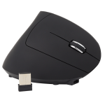 MOUSE VERTICAL INALAM. RECARGABLE LED