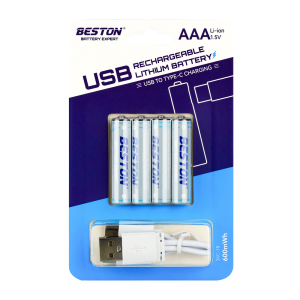 PILA RECARGABLE USB AAA
