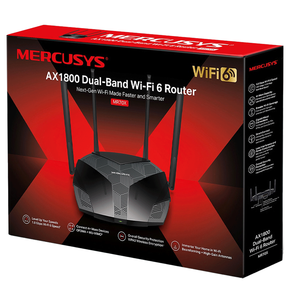 ROUTER DUAL BAND AX1800 MR70X - Image 4