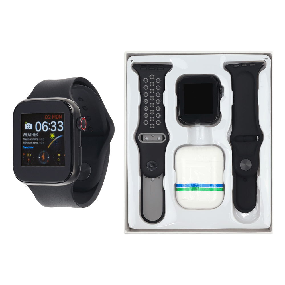 SMARTWATCH SET BLACK - I7PROMAXL