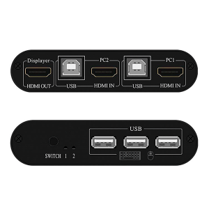SWITCH KVM 4K USB X2