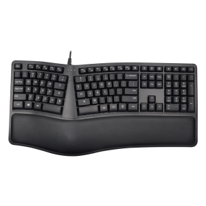 TECLADO USB ERGONOMICO JAL-E01