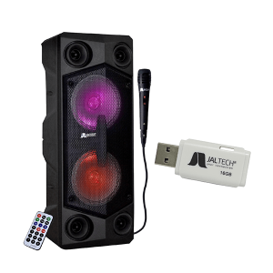 COMBO TORRE DE SONIDO DOBLE BOCINA + MEMORIA DE 16G