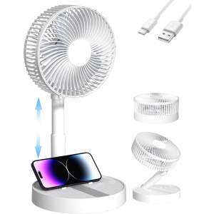 VENTILADOR DE MESA RECARGA - 2301